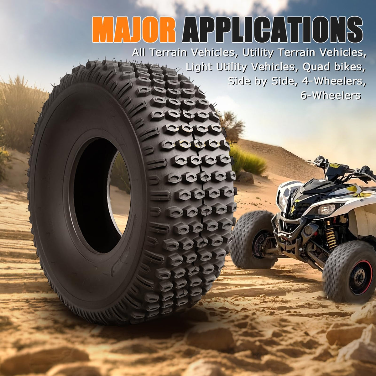 20x7-8 All Terrain ATV Tires Set of 2 I945745