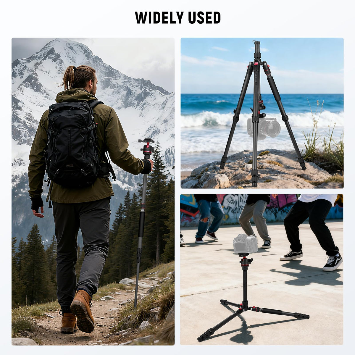 Carbon Fiber Travel Tripod Monopod N9892