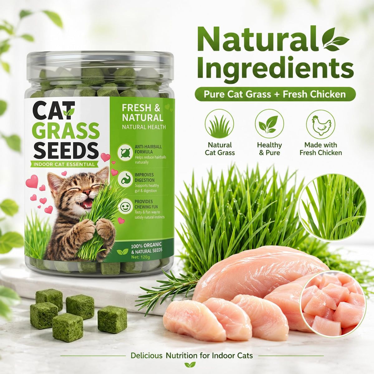Cat Grass for Indoor Cats M101051