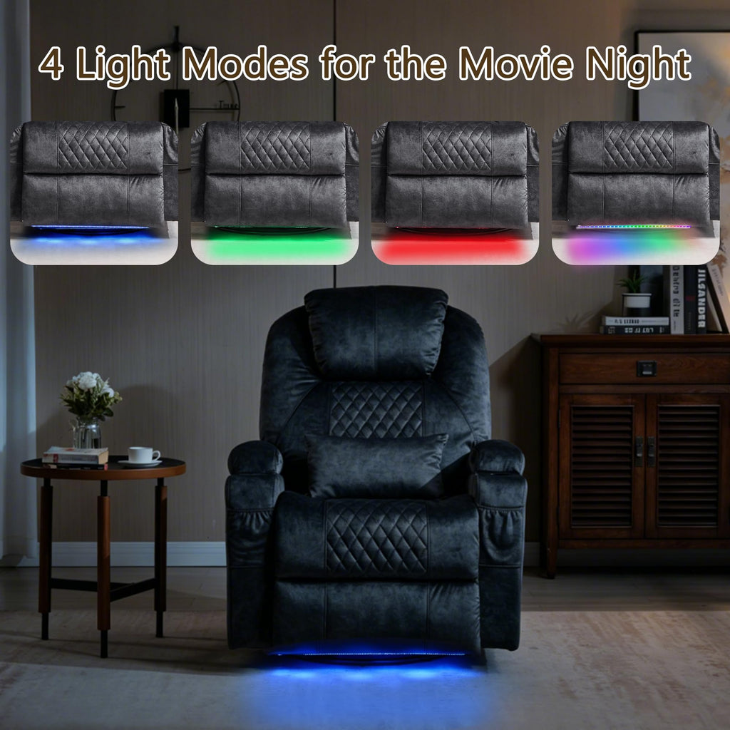 Power Swivel Rocker Recliner Chair V7146