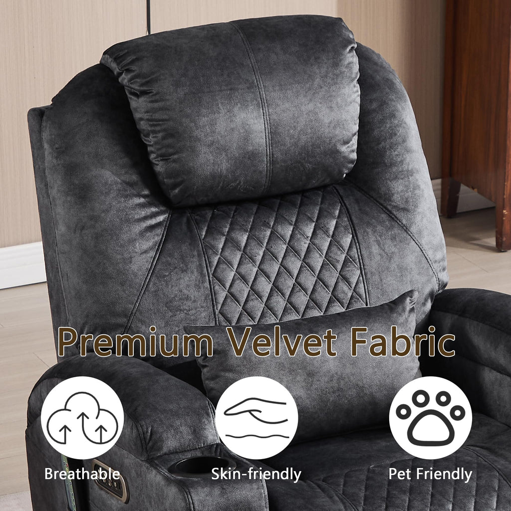 Power Swivel Rocker Recliner Chair V7146