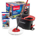 Microfiber Spin Mop & Bucket Floor Cleaning System with 2 Refills C17482