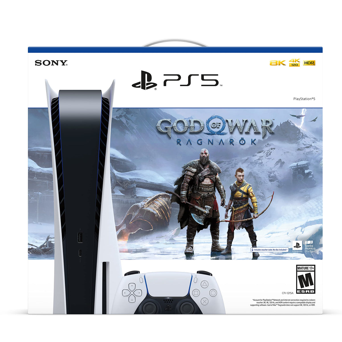 PS5 Disc Version Gaming Console 825GB SSD 4K Blu-ray D45066