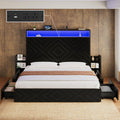 King Size Bed Frame with Tall Headboard T521591