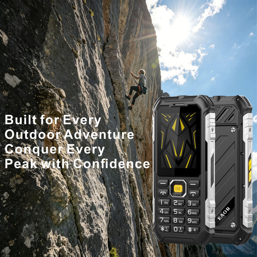 Unlocked Rugged Phone 2.4" Screen IP68 4500mAh F6948