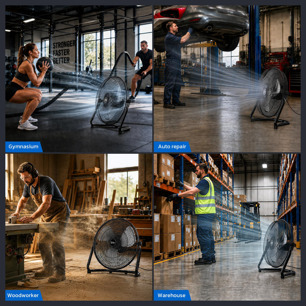 20-Inch 3-Speed High Velocity Industrial Floor Fan R65786